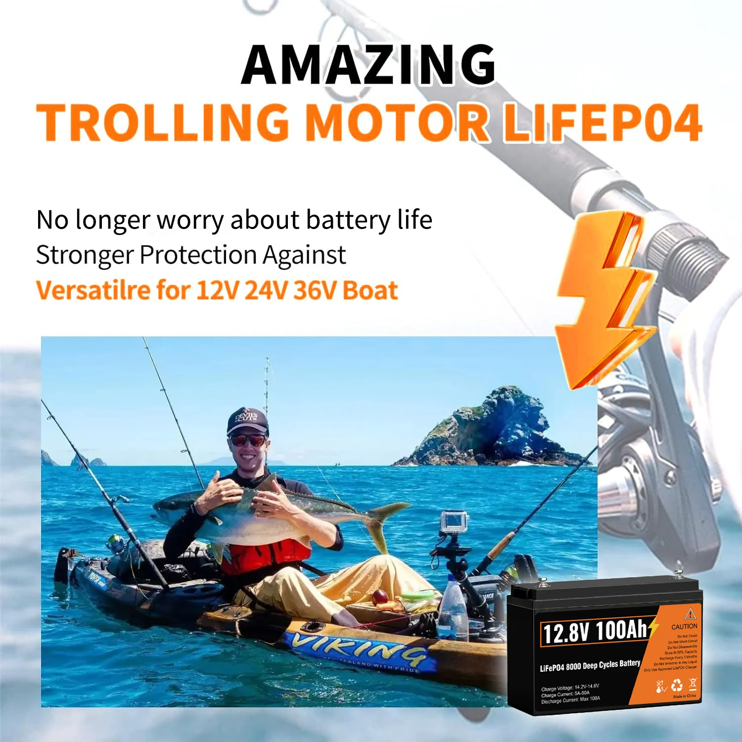 WinPower battery solution for Trolling Motor